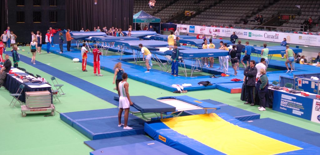 gymnastic club trampoline