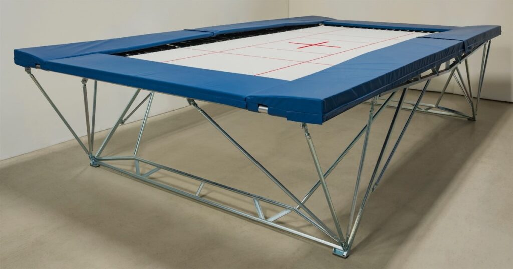 Non folding trampoline