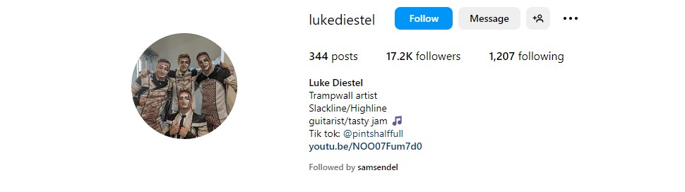 Luke Diesel Instagram - Rebound Products Trampoline