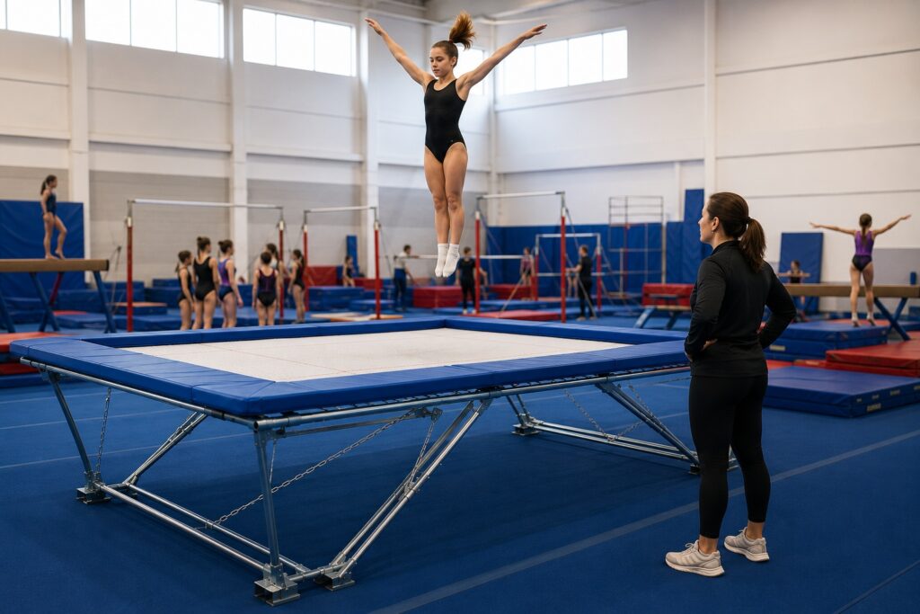 Professional 7x14 Folding Trampoline